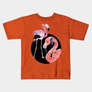 Pink Flamingos with humor Kids T-Shirt